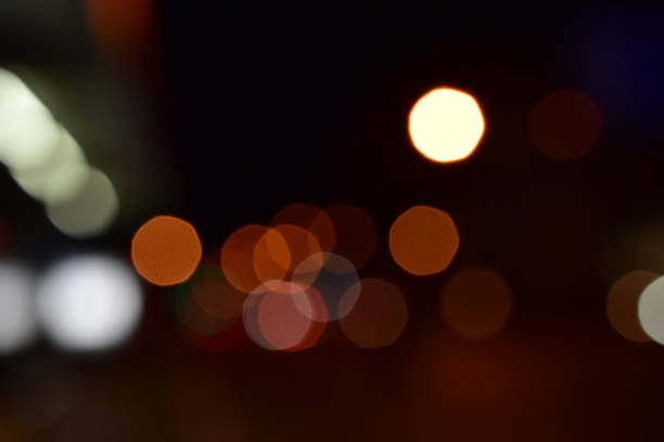 istock Abstract Night city Blur lights, bokeh background 1194421091