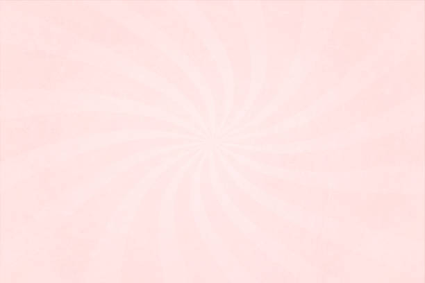 Pink coloured twisted shaped sunburst pattern backgrounds Pink coloured twisted shaped sunburst pattern backgrounds. There are alternate stripes of light and slightly darker tones of pink colour. cream background stock illustrations