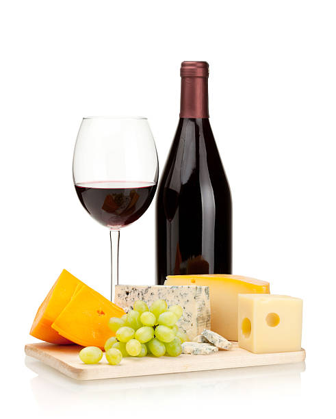 istock Red wine, cheese and grapes 119442324