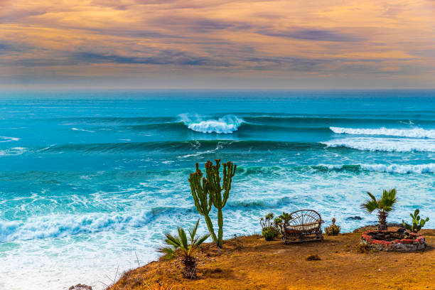 Front Row Seats Front row seats on the edge of a cliff down in Baja Mexico. baja california peninsula stock pictures, royalty-free photos & images
