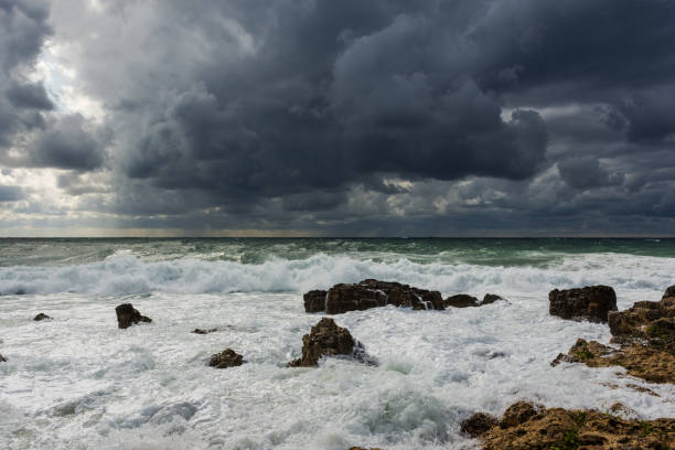 istock Storm on the Black sea in Crimea 1194425985