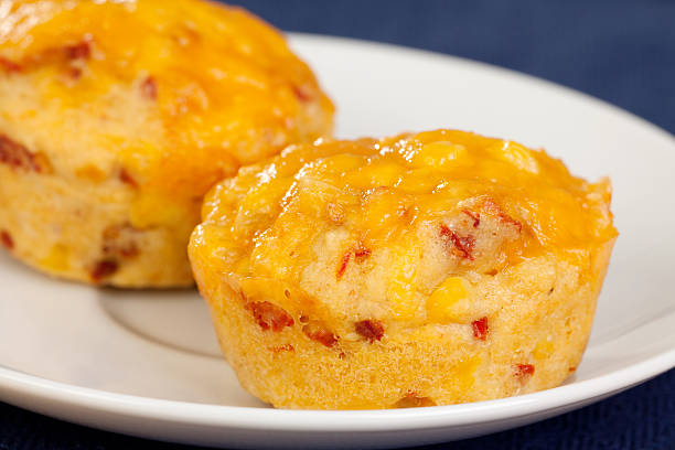 istock Freshly baked cornbread muffins with cheddar cheese 119442978