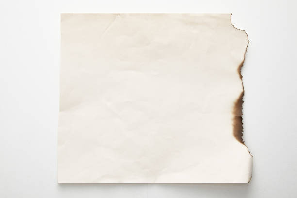 istock top view of empty burnt vintage paper on white background 1194430757