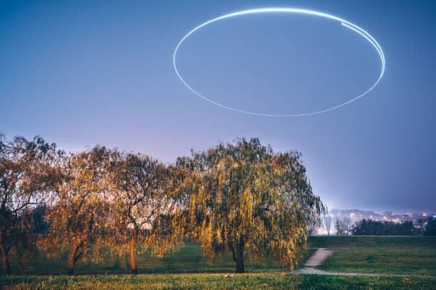 istock Trees On Field Against Sky During Autumn 1194432706