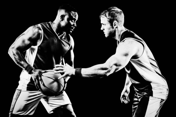 istock Basketball players in action 1194440582