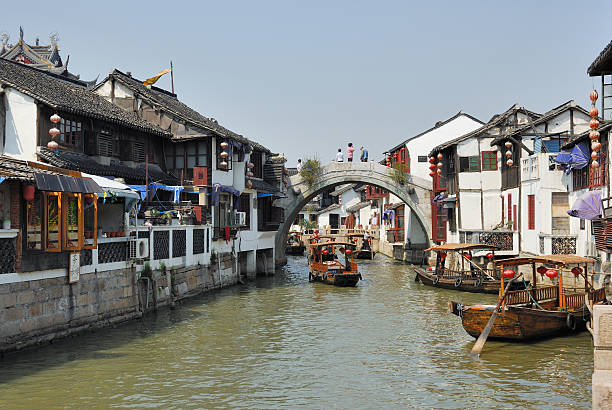 China,Shanghai water village Zhujiajiao  Zhujiajiao stock pictures, royalty-free photos & images