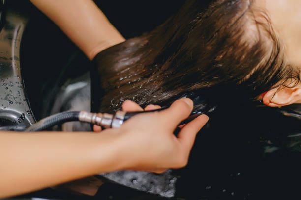 istock Hair washing 1194445433