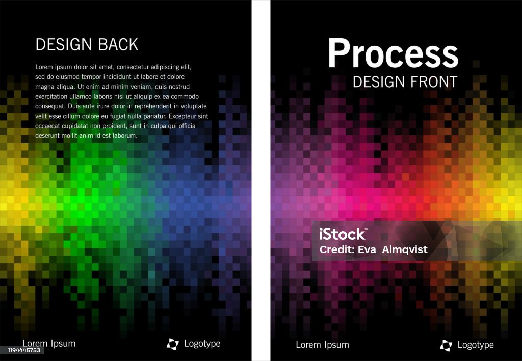 Abstract Front Page Vector Illustration With Abstract Artistic Geometry Design With Front ...