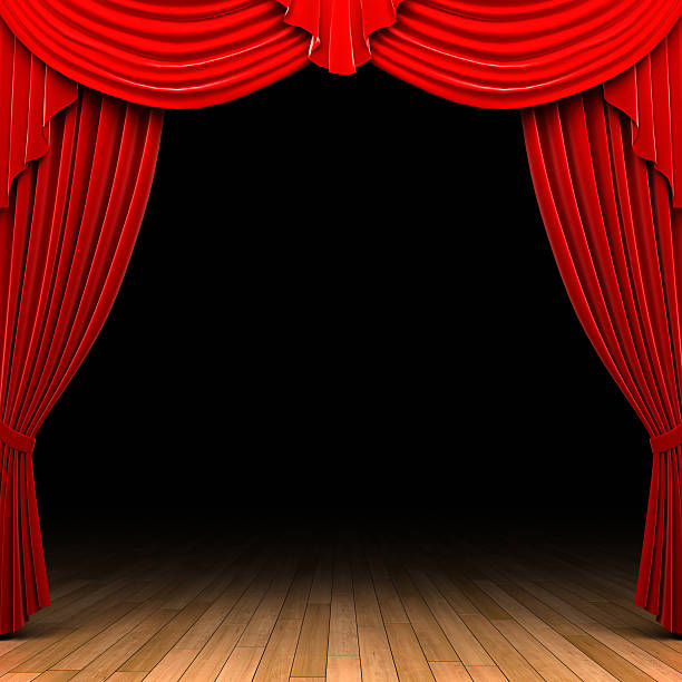 istock red velvet curtain 119445610