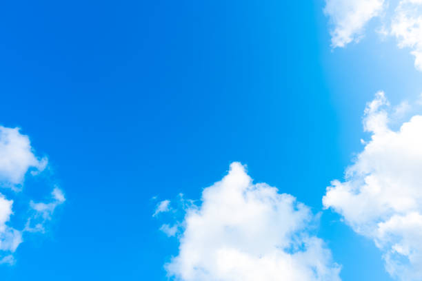 istock Blue sky white cloud white background. Beautiful sky and clouds in the afternoon. 1194465165