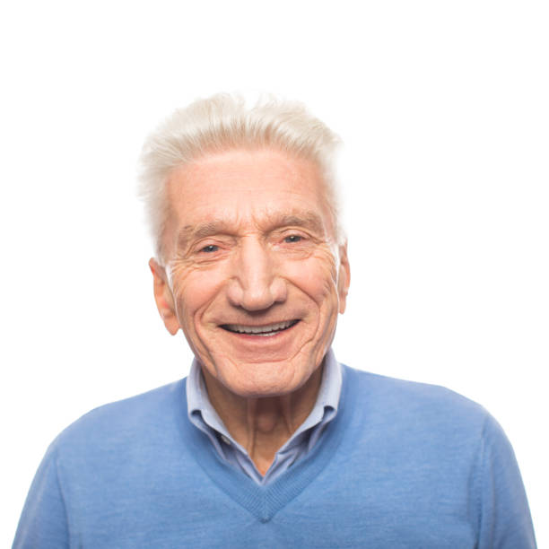 istock Close-up of a happy senior man 1194465601