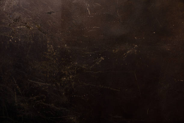 istock Black oil paint on canvas background texture surface copy space for design 1194467227