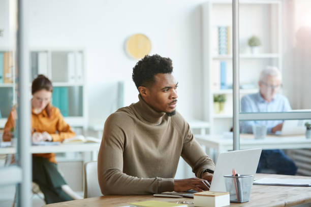 istock African businessman working online at office 1194468855