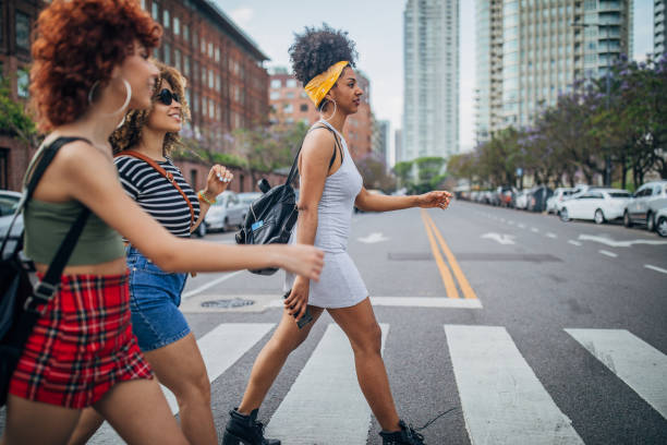 istock Three modern ladies in Buenos Aires 1194472380