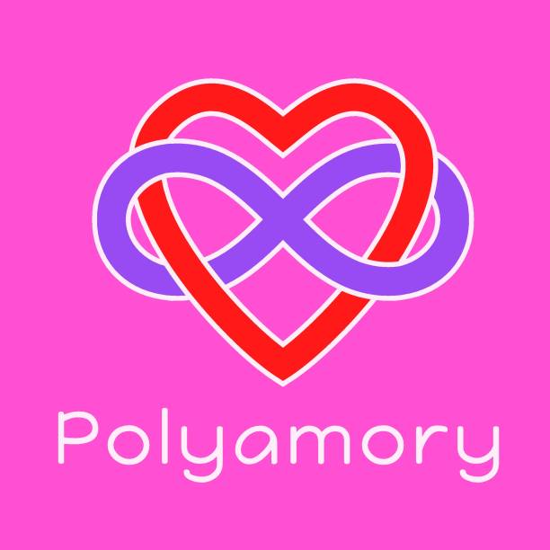 Polygeminy Heart 310+ Polygamy Concept Ilustraciones de Stock, gráficos vectoriales ...