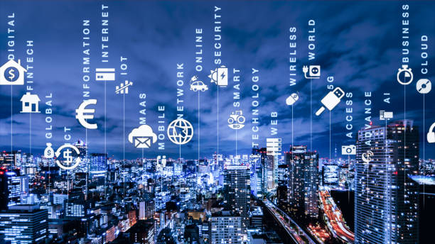 istock 5G and AI technology, Global communication network concept. 1194480240