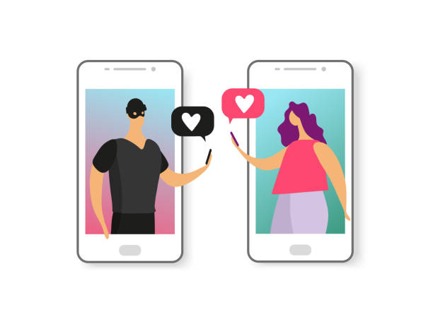 52,276 Online Dating Illustrations & Clip Art - iStock | Virtual business  meeting, Online dating profile, Video conference