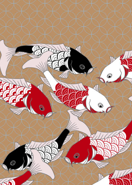istock Japanese pattern cut with Japanese pattern with the motif of a rose 1194481588