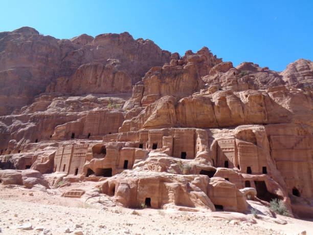 istock The Petra temple in jordan at summer 1194482405
