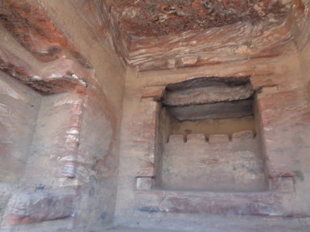 istock The Petra temple in jordan at summer 1194482450