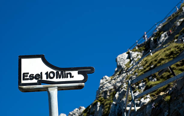 istock Sign of ascent and blue sky 119448407