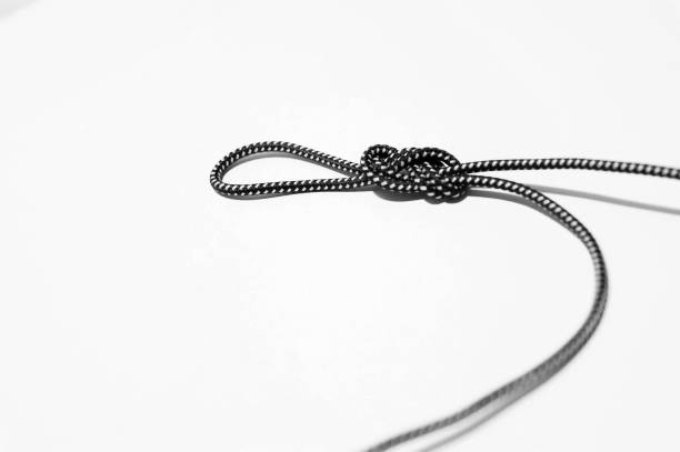 istock A figure eight knot on white background 1194484536