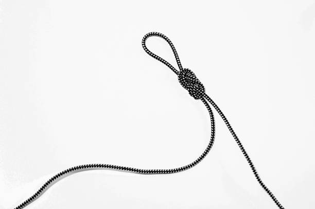 istock A figure eight knot on white background 1194484543