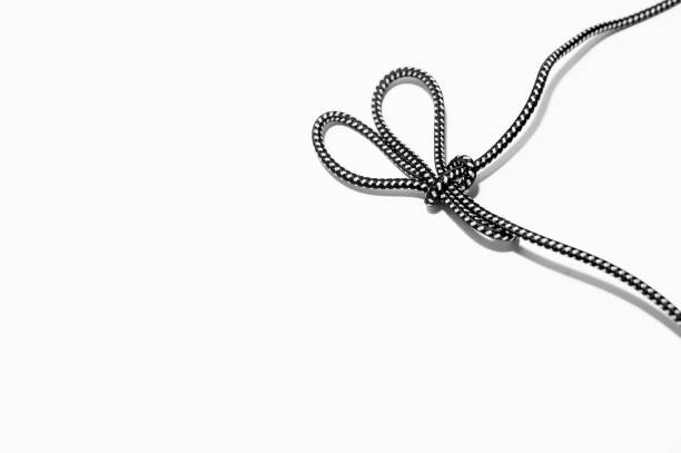 istock A bunny ears knot on white background 1194484560