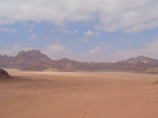 istock The red dessert in jordan at summer 1194485827