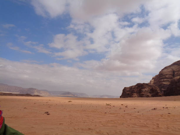 The red dessert in jordan at summer