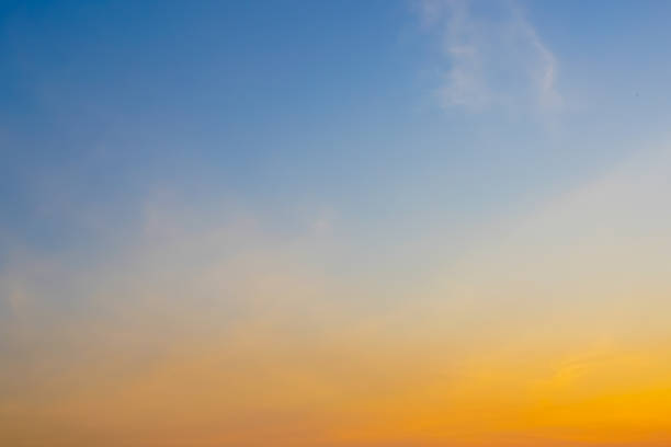 istock Twilight sky with cloud and colorful sunset nature abstract  background 1194488487