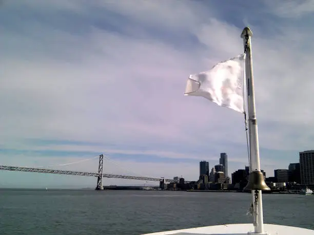 Photo of Sausalito Ferry heading to San Francisco