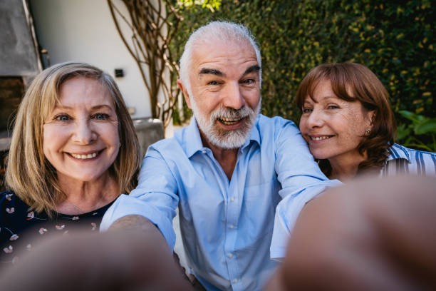 istock Senior people making selfie 1194490070