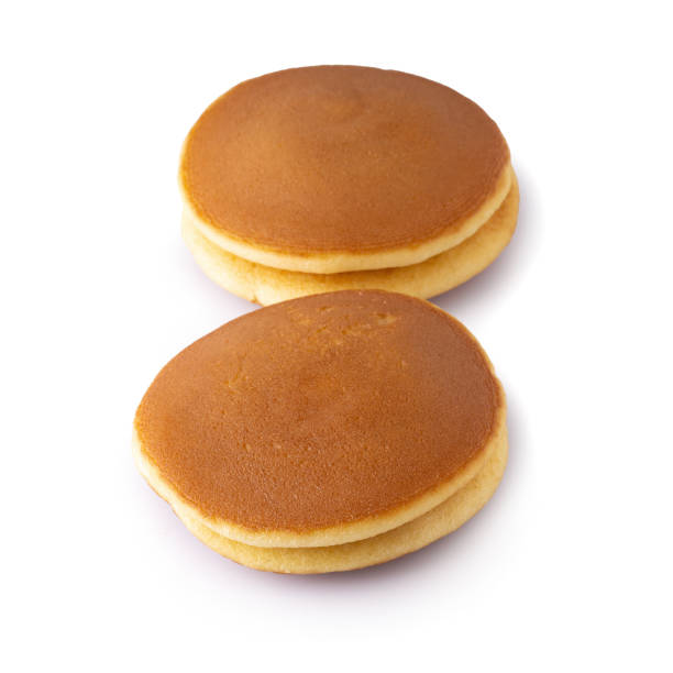istock Dorayaki is japanese pancakes isolated on white background. 1194491497