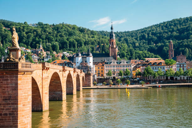 istock Old town and bridge in Heidelberg, Germany 1194492719