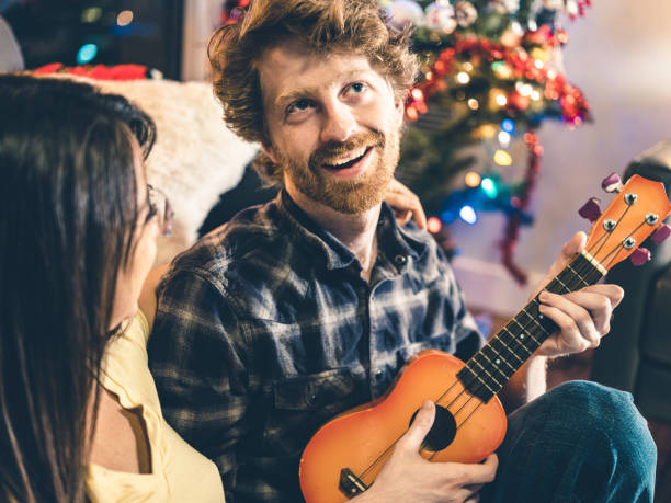 istock Christmas Holidays ukulele music 1194493439