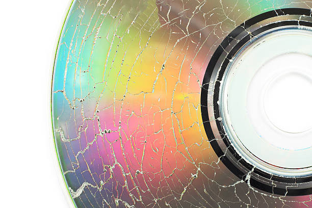 microwaved cd -rom - cdroms ストックフォトと画像