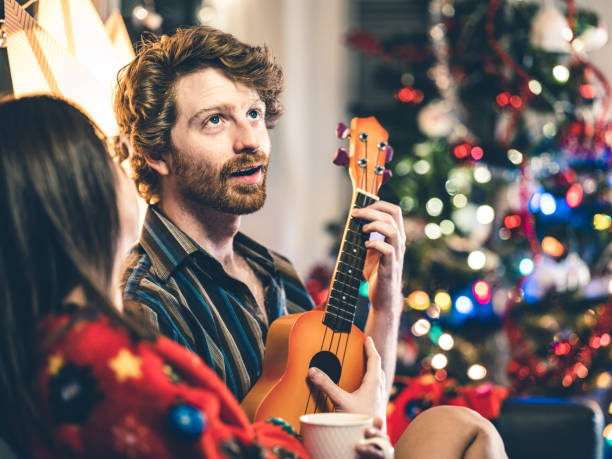 istock Christmas Holidays ukulele music 1194495276