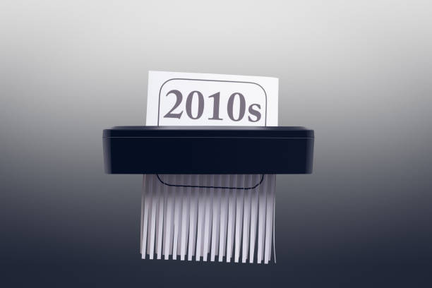 New Year and Decade - 2010s in the Paper Shredder