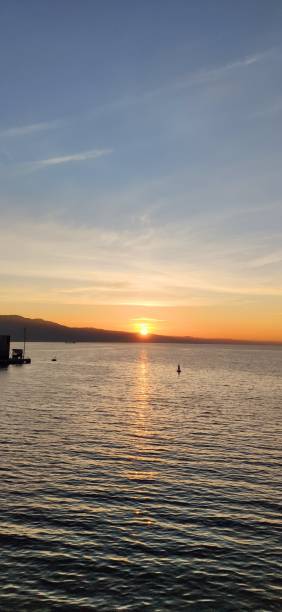 istock Sunset view from near at sea 2 1194502315