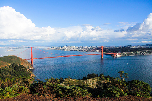 Landscape picture of Golden Gate Bridge