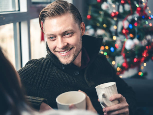 istock Christmas morning coffee 1194503065