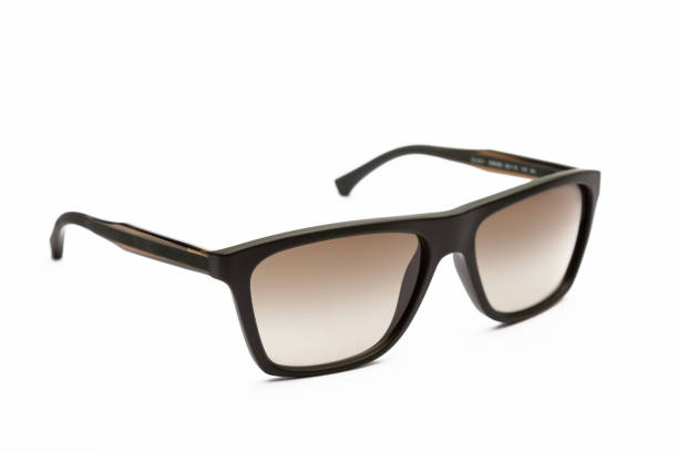 elegant black sunglasses with gradient tinted crystals