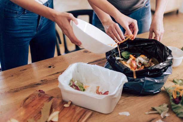 istock Composting leftovers of fruits and vegetables 1194505457