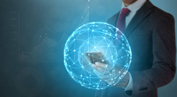 istock Businessman analyze Interest and Financial rate using technology 1194508738