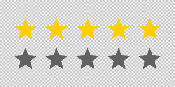 Five stars rating icon on transparent background. Five golden star rating illustration vector. Premium quality customer service. Customer feedback ranking system. Feedback concept. Five stars rating icon on transparent background. Five golden star rating illustration vector. Premium quality customer service. Customer feedback ranking system. Feedback concept. EPS 10 luxury hotel stock illustrations