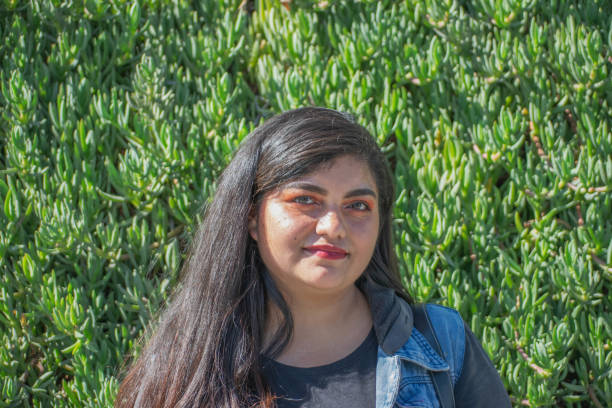 istock chubby woman with latin or hindu appearance 1194509160