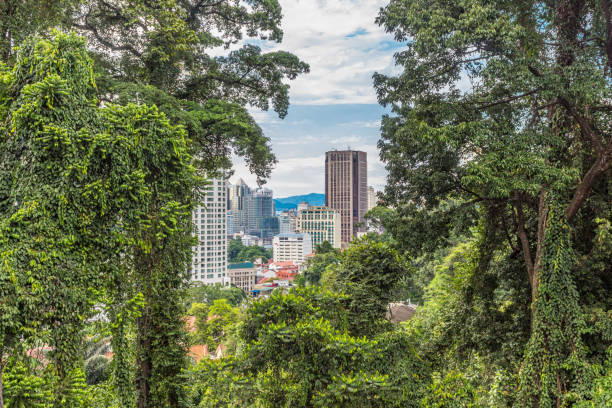 istock a modern city surrounded by jungle, kuala lumpur, Malaysia. 1194512739