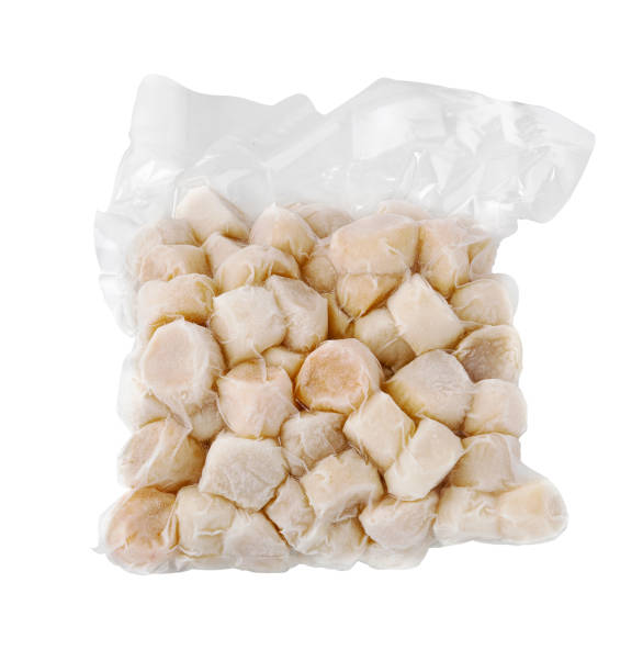 istock Scallop. Frozen meat scallop 1194514297