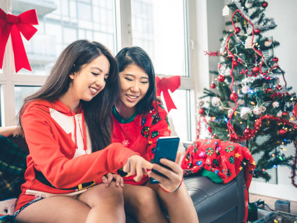 istock Millennial Christmas party 1194515252